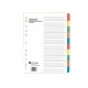 Divider / ATLAS Plastic colored A4, 10 Tabs